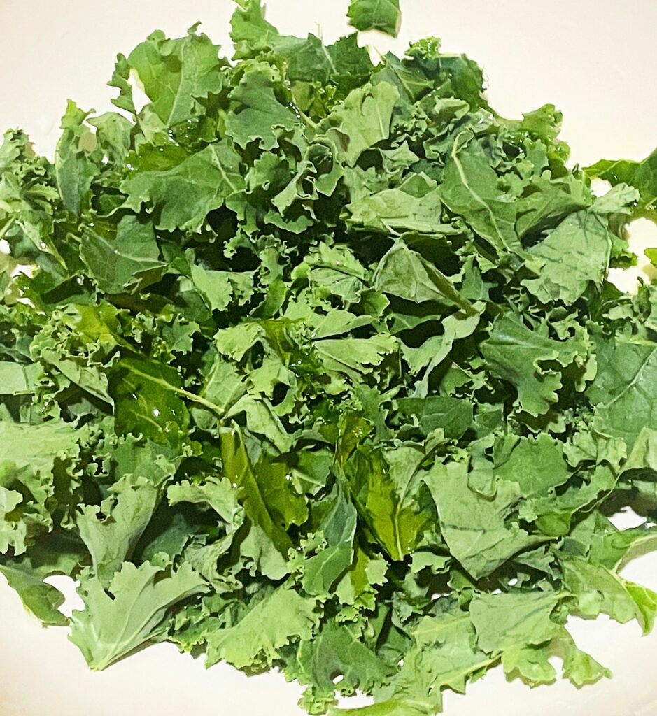 fresh chopped kale