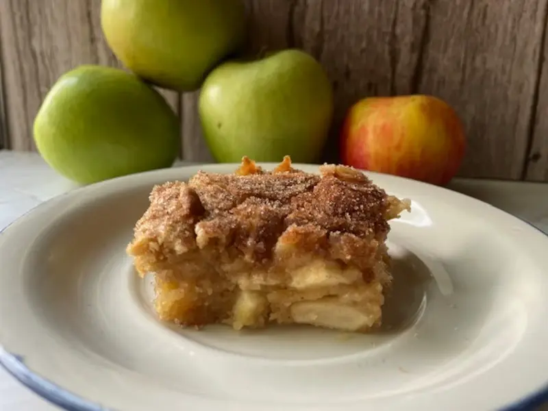 apple snickerdoodle bars