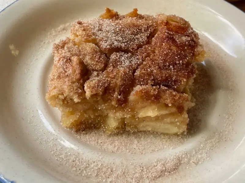 apple snickerdoodle bars