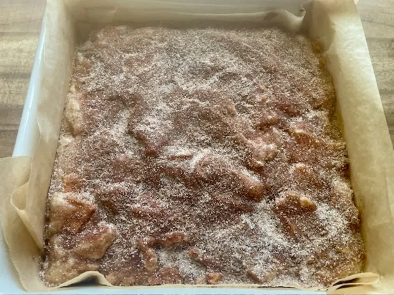 apple snickerdoodle bars