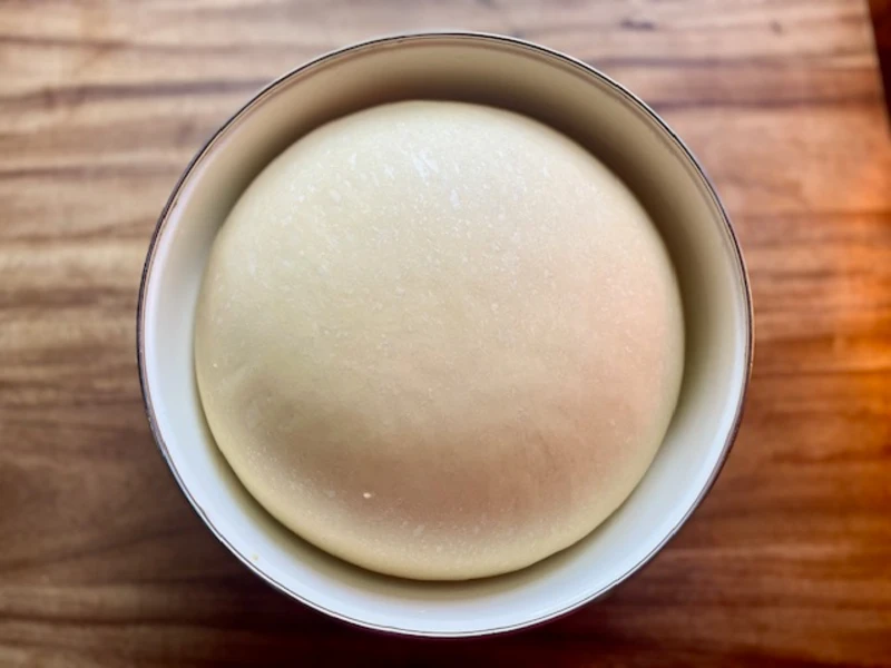 cinnamon roll dough doubled in size