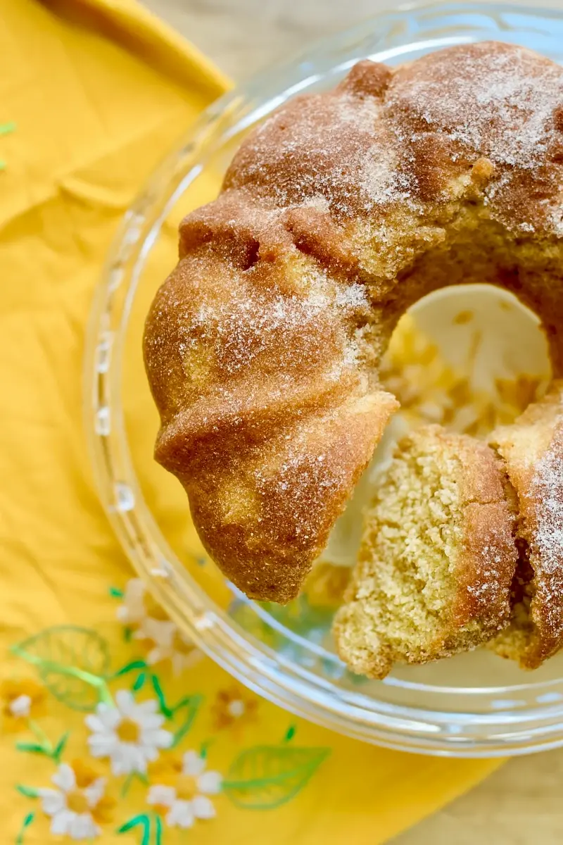 apple cider donut cake