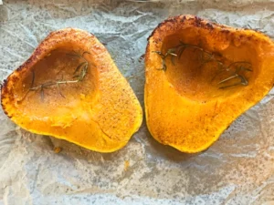 Roasting a butternut squash