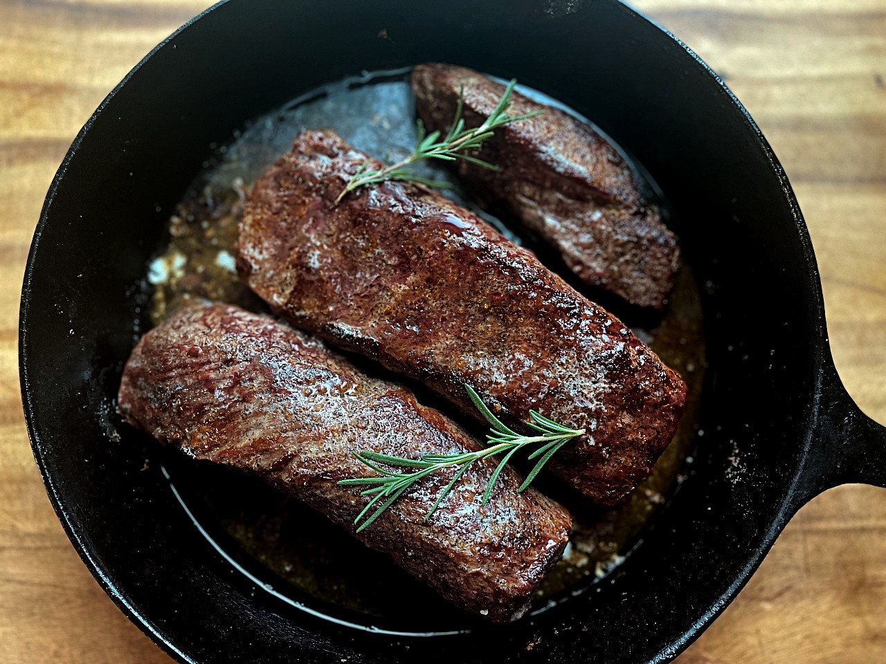 cast iron venison backstrap