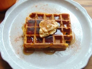 Pumpkin Chai Waffles