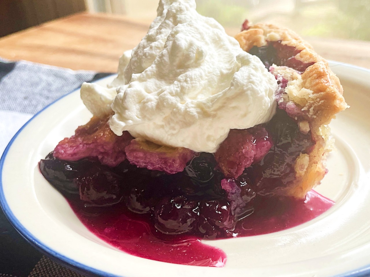 classic blueberry pie