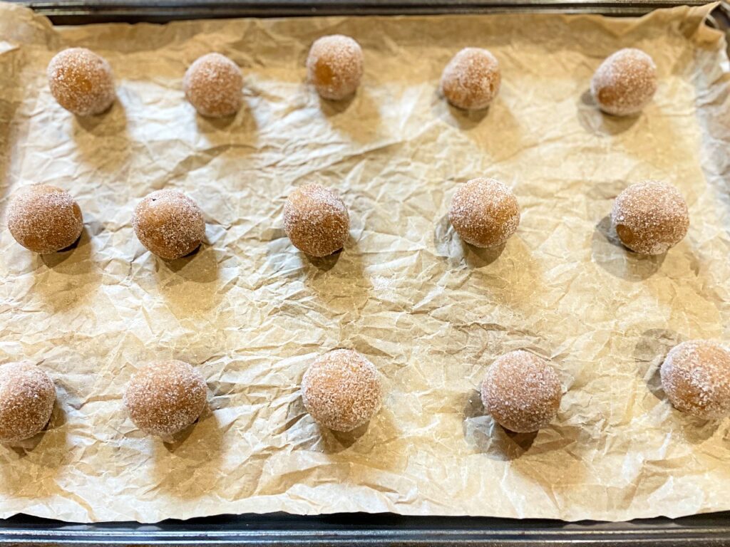 dough for soft and chewy gingersnap cookies