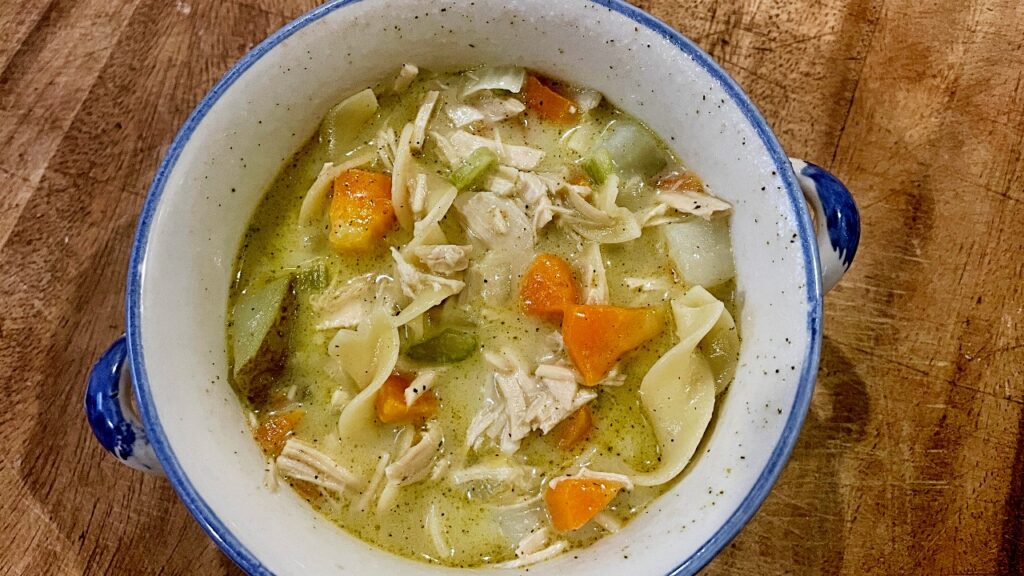 creamy chicken noodle soup