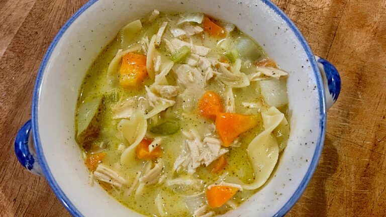 creamy chicken noodle soup