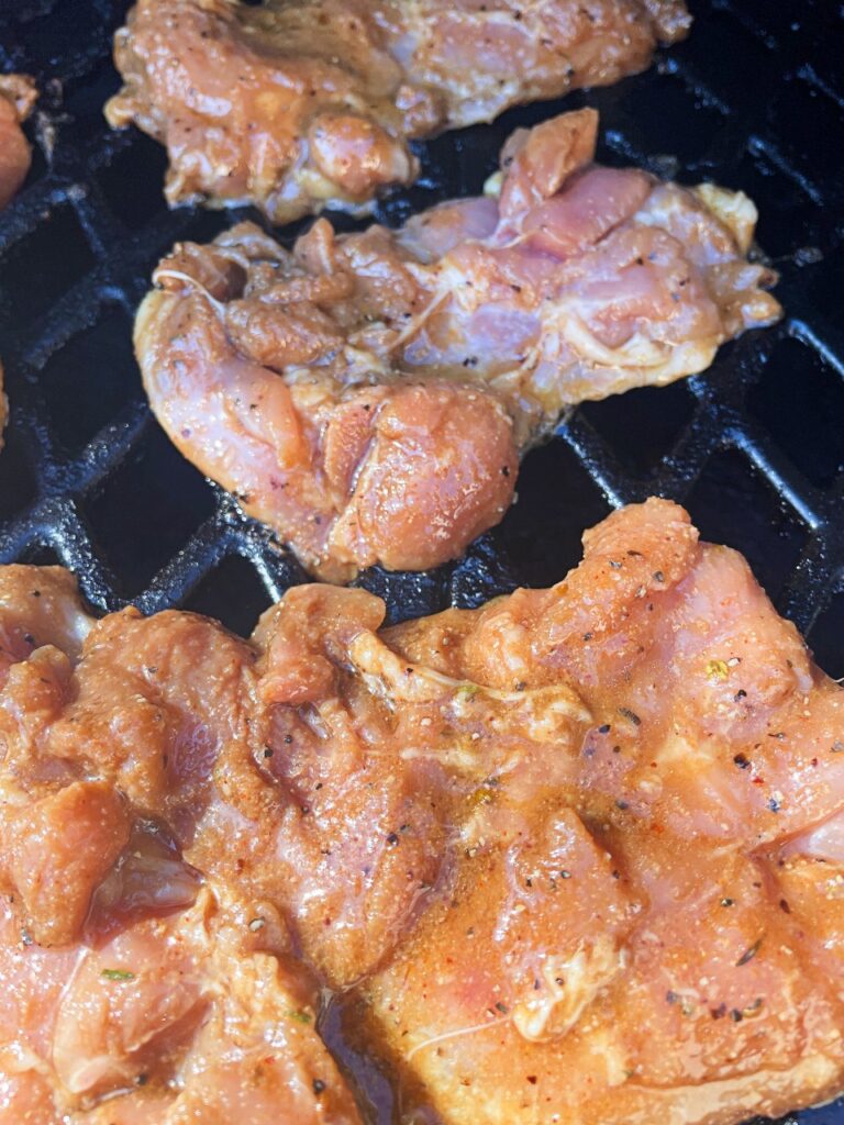 easy grilled chicken thighs with homemade marinade