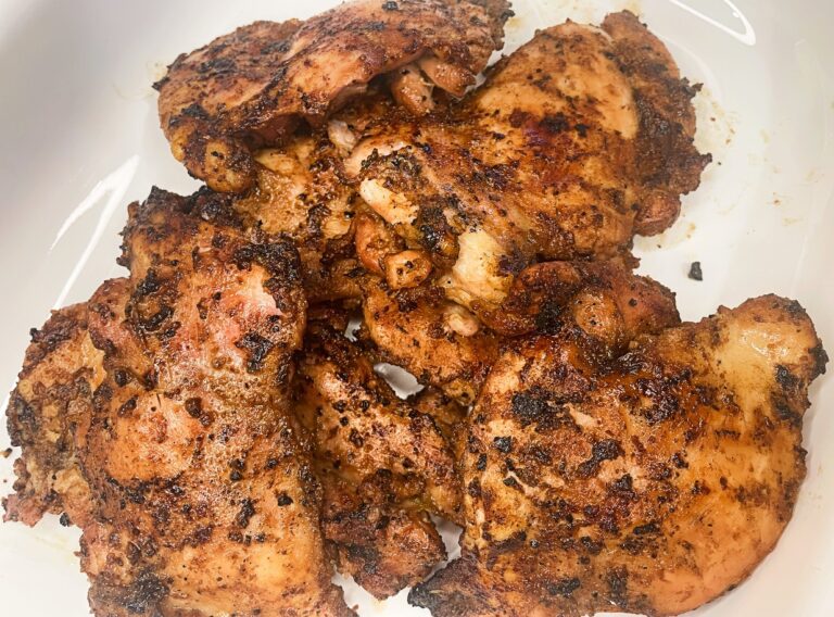 Juicy Grilled Chicken Thighs