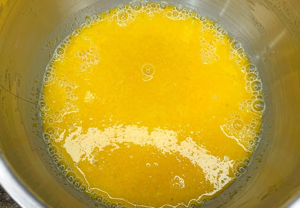 lemon curd mixture for old fashioned lemon bars