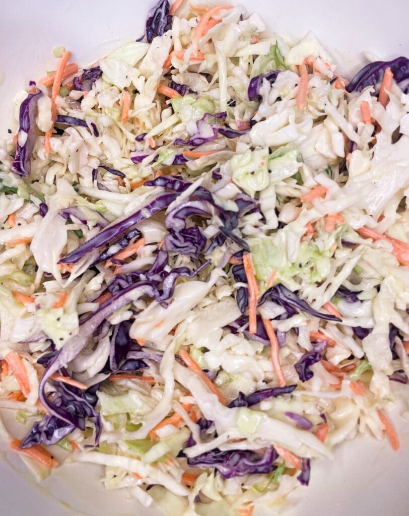 Creamy Coleslaw in a bowl