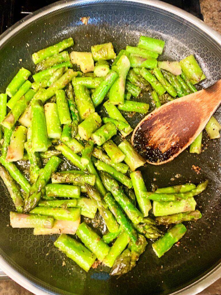 sauteed asparagas
