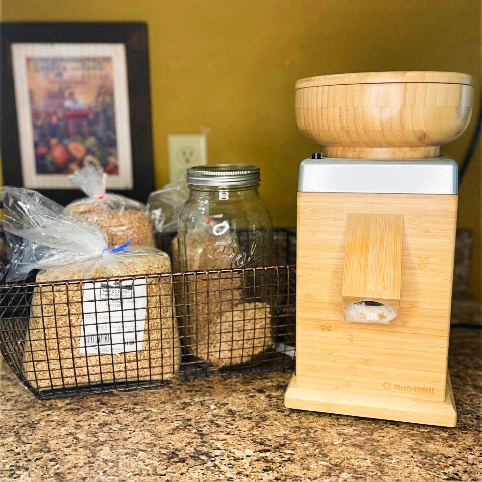 flour mill and wheat berries