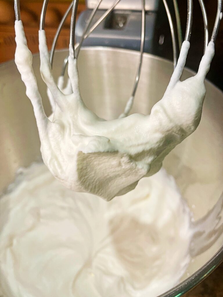 fluffy whipped heavy cream