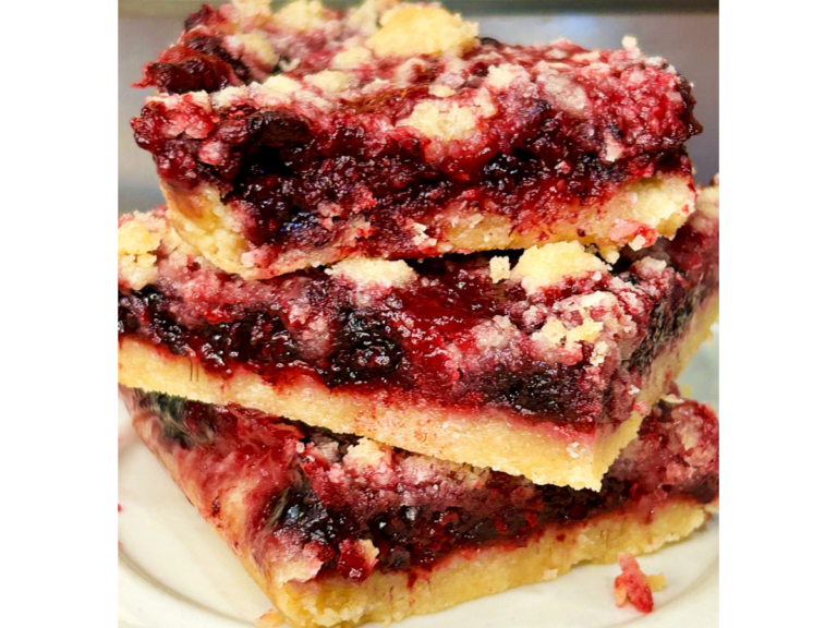 black raspberry crumble bars