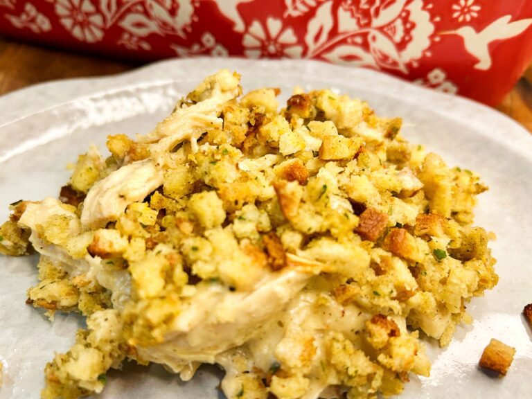 Creamy Chicken Casserole made without canned soup