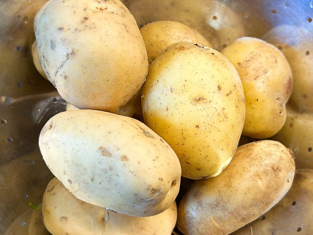 white potatoes and Yukon gold potatoes