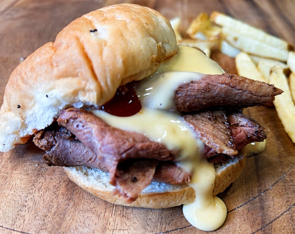 Homemade Beef and Cheddar Sandwiches