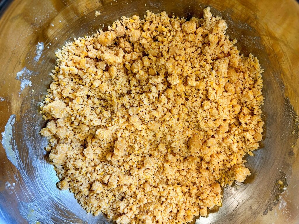 crumble mixture for apple cheesecake bars